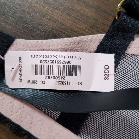 NEW Victoria's Secret Lined Plunge‎ Bra 32DD 32E - Picture 7 of 10